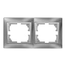 ESTRUTURA HORIZONTAL DUPLO PRATEADO 154X81X10MM SÉRIE EUROPA SOLE