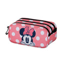 ESTOJO COM 3 BOLSOS FAN 2.2 MINNIE MOUSE CLOSER. 2,5 L. KARACTERM