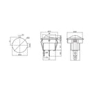 INTERRUPTOR REDONDO 6,5A 250V