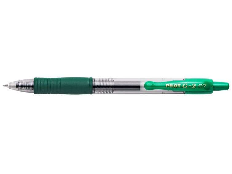 CANETA DE GEL PILOT G2 ROLLERBALL RETRACTIL - RECARGABLE - PONTA