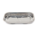 BANDEJA METÁLICA RETANGULAR MAGNÉTICA 23 X 13 CM