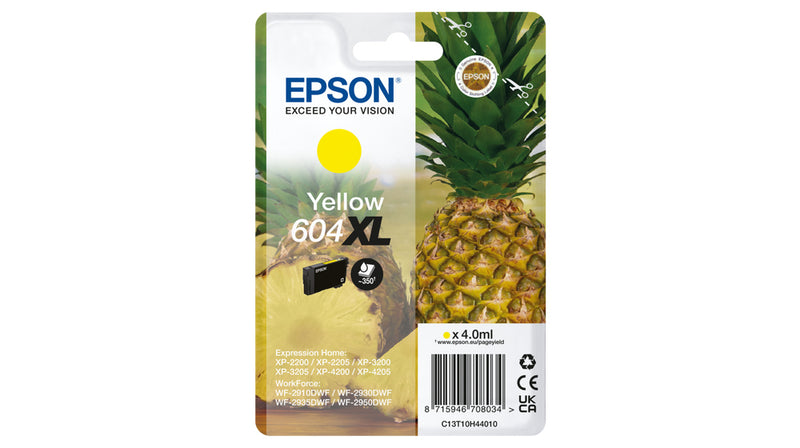 Epson 604XL tinteiro 1 unidade(s) Original Rendimento alto (XL) A