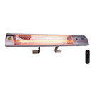 AQUECEDOR DE QUARTZO DE PAREDE PARA EXTERIOR COM COMANDO, 2000 W.