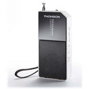 RÁDIO PORTÁTIL THOMSON RT205 ( PILHAS  - BRANCO  - SINTONIZADOR M