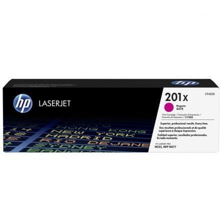 HP Toner LaserJet original 201X magenta de elevado rendimento