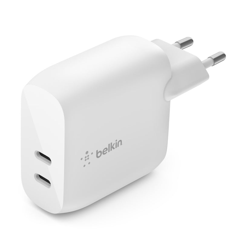 CARGADOR BELKIN 2XUSB C DE 40W CARGA ULTRARAPIDA