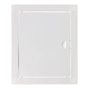 TAMPA COLETOR RETANGULAR DE ENCASTRAR AÇO BRANCO 20X25CM