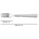 GARFO PARA BIFE MONOBLOCO DE AÇO INOXIDÁVEL DE 200 MM