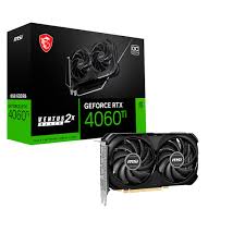 MSI GeForce RTX 4060 Ti VENTUS 2X BLACK 8G OC NVIDIA 8 GB GDDR6