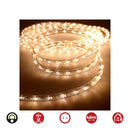 TUBO FLEXILED 36 LEDS/M BRANCO QUENTE, 2 VIAS MULTIFUNÇÕES, IP44