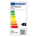 CANDEEIRO DE SUPERFÍCIE LED EXTRA FINO 12W 6500K 28X28X6,3CM EDM