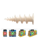 CAIXA 50 UNID. BUCHA NYLON CARTÃO GESO REF. GKD CELO