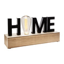 FIGURA LED `HOME` 34X16X8CM E27 A PILHAS