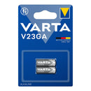 PILHA ALCALINA VARTA V23GA 12V (BLÍSTER 2 UNID.) Ø10,3X28,5MM