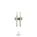 CONETOR TUBO FLEXILUX/FLEXILED 13MM 2 VIAS ´´RETO-PONTA´´ EDM
