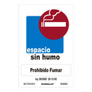 SINAL ´´ESPACIO SIN HUMO-PROHIBIDO FUMAR´´ (PVC 0,7MM) 30X40CM