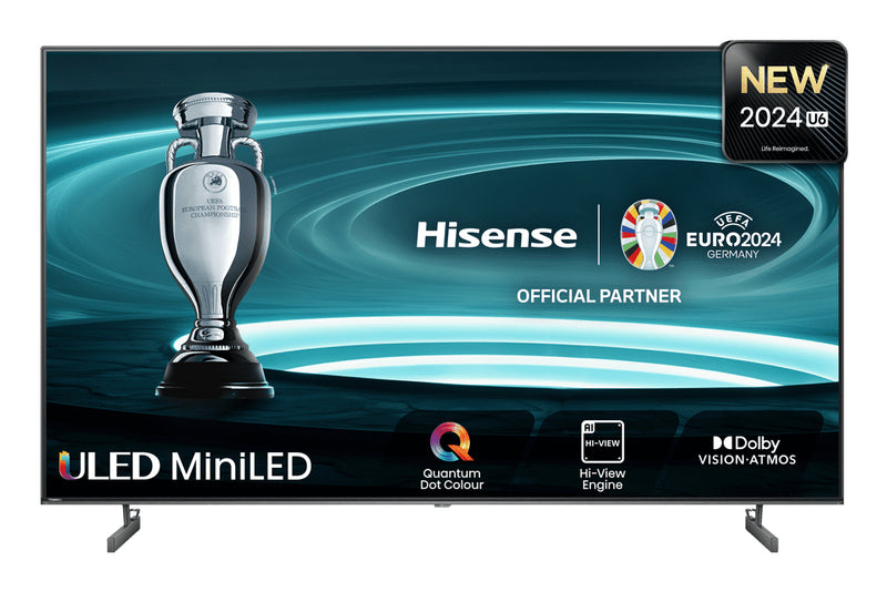 Hisense 55U6NQ TV 139,7 cm (55") 4K Ultra HD Smart TV Wi-Fi Cinz