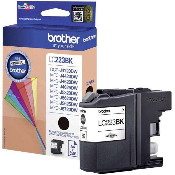 Brother LC223BK tinteiro 1 unidade(s) Original Preto