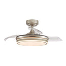 VENTILADOR DE TETO LED 3 CÂMARAS RETRÁTEIS MOSS MINI 46W 5520 LM