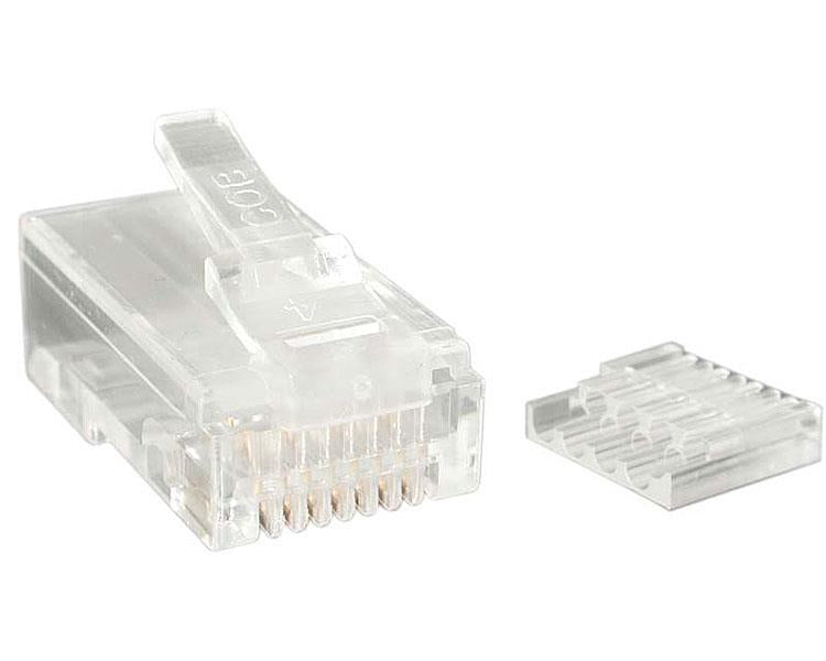 StarTech.com CRJ45C6STR50 conector RJ-45 Transparente