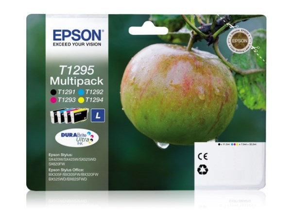 Epson Apple T1295 tinteiro 1 unidade(s) Original Preto, Ciano, Ma
