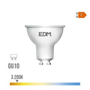 LÂMPADA LED DICROICA GU10 10 W 932 LM 3200 K LUZ QUENTE 120° Ø5 X