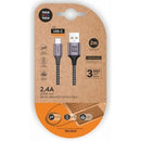 CABLE USB 2.0 TECH ONE TECH TEC2023 USB TIPO-C MACHO - USB MACHO