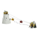 FIGURA AVENTURA NA NEVE 31,5X32,5X53CM 16 LEDS
