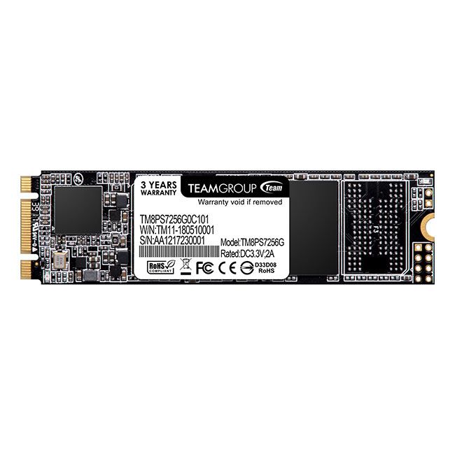 DISCO SSD TEAM GROUP 256GB SATA3 M.2 2280 MS30 - 500R400W