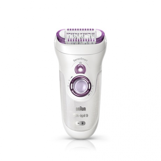 Braun Silk-épil 9 SensoSmart 9/700 40 pinças Violeta, Branco