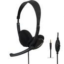 AURICULARES FONESTAR HOME-35 CON MICRÓFONO JACK 3.5 NEGROS
