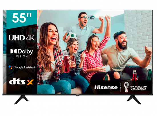 SMART TV HISENSE 55" LED UHD 4K A6G