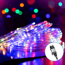 FIO DE LUZ DE BAIXA TENSÃO, LUZES TUBULARES DE F9MM, RGBY, 3M+10M