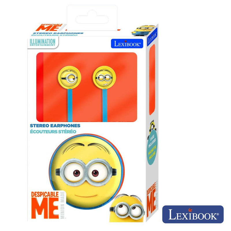 AUSCULTADORES C FIOS STEREO MIC MINIONS LEXIBOOK