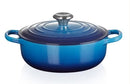 LE CREUSET - CAÇAROLA BAIXA24 AZURE 21198242202430