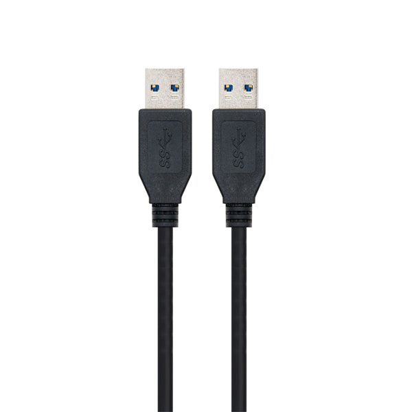 Ewent EC1021 cabo USB 1 m USB 3.2 Gen 1 (3.1 Gen 1) USB A Preto