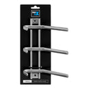 CABIDE DE INOXIDAVEL 6 GANCHOS DUPLO 3716-1-00 (BLISTER) INOFIX