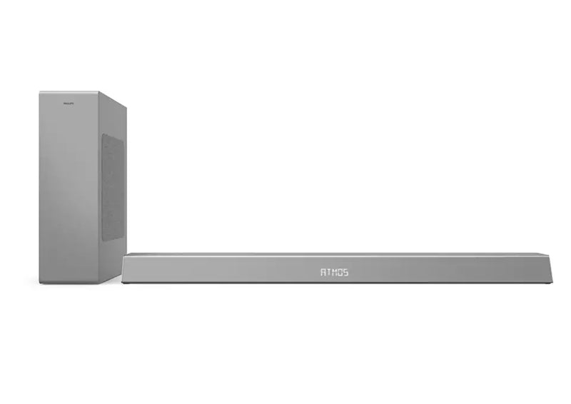 Philips TAB8505/10 coluna soundbar Prateado 2.1 canais 200 W