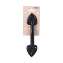 MAÇANETA DE PORTA PADRÃO 210MM PRETA FORJADA EM CARTÃO DE SUSPENS