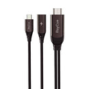 CABO RAYCUE USB-C PARA HDMI 2.1 4K30HZ, 2 M (PRETO)