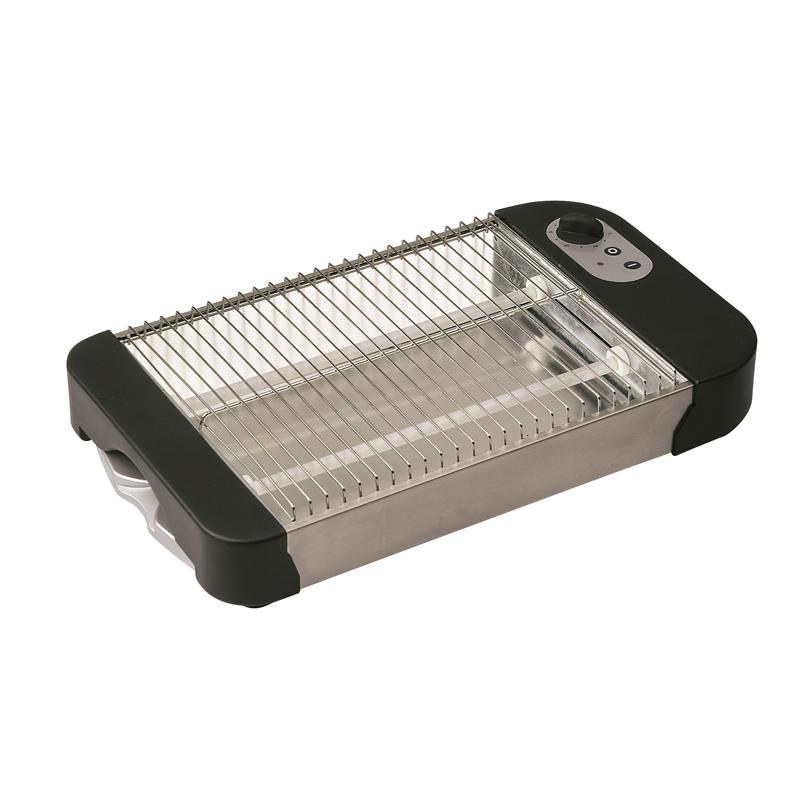 TOST. COMELEC TP7012 PLANO INOX/NEGRO 600W