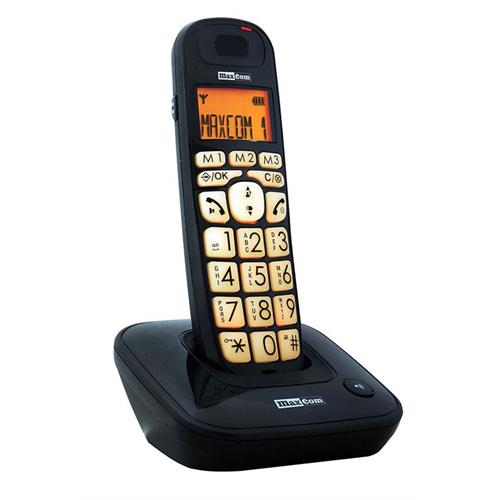 TELEFONE SEM FIOS MAXCOM MC6800 PRETO