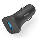 HAMA CARREGADOR PAUTOMOVEL USBA 6W PRETO