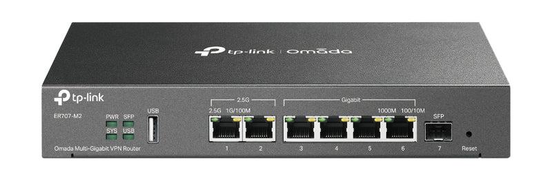 TP-Link ER707-M2 router com fio 2.5 Gigabit Ethernet, Fast Ethern