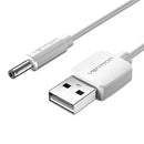 CABLE CONVERSOR USB VENTION CEXWF USB MACHO - DC 3.5MM MACHO 1M B
