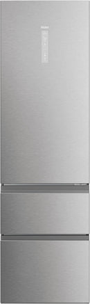 FRIGORÍFICO COMBINADO HAIER HTW5620ENMG 205X60 NF INOX 3D