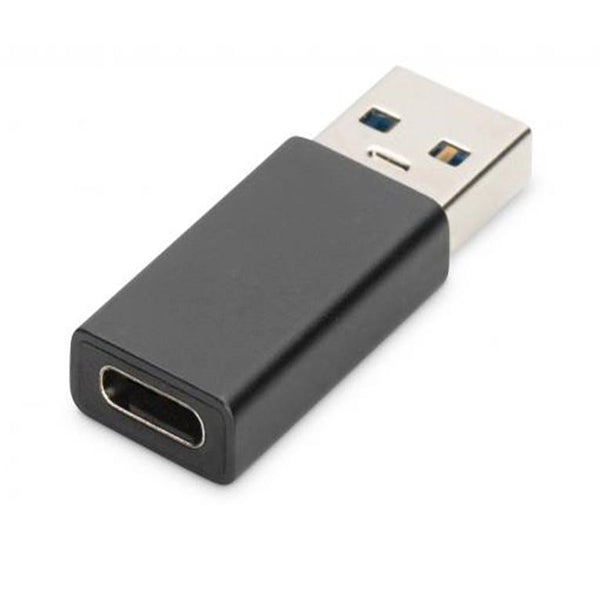 DIGITUS ADAPTADOR USB-A - USB-C MF PRETO