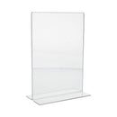 SUPORTE CARTAZ A5 DE METACRILATO 148X210MM 2MM DE GROSSOR
