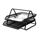 BANDEJA SUPERIOR DA MESA METÁLICA Q-CONNECT GRID GXA100 PRETA 2 B