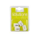 SUPORTE ADESIVO BRANCO PARA VARÃO EXTENSÍVEL 4 UNID. CINTACOR - S